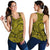 Polynesian Maori Lauhala Yellow Women's Racerback Tank Top - Polynesian Pride