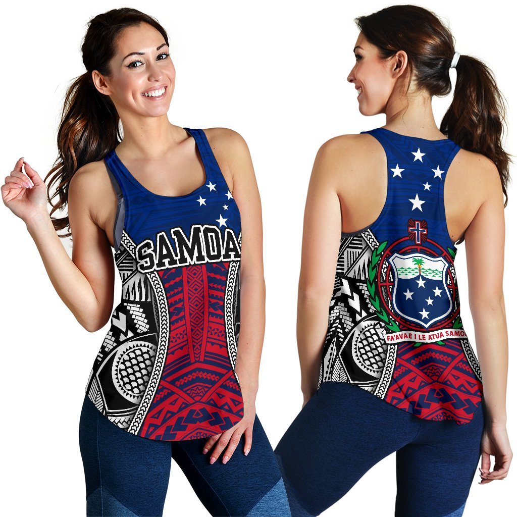 Samoa Special Women's Racerback Tank Top A0 Red - Polynesian Pride