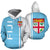 Fiji All Over Hoodie Straight Version Unisex Blue - Polynesian Pride