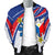 Philippines Men's Bomber Jacket - Polynesian Pattern With Flag - Polynesian Pride