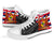 Hawaii High Top Shoes State Royal Flag Polynesian Black Pride AH - Polynesian Pride