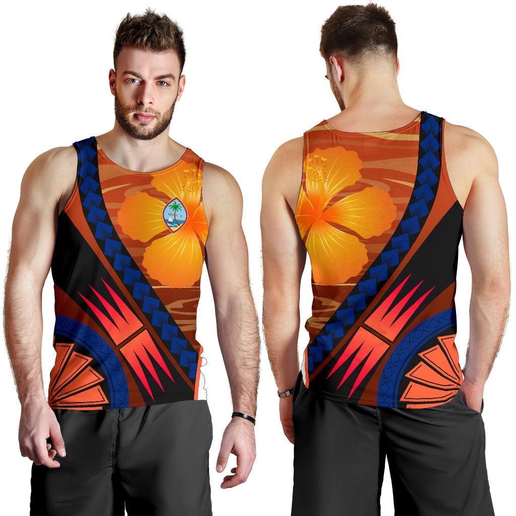 Guam Polynesian Men Tank Top - Sport Style - Polynesian Pride