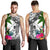 Wallis And Futuna Custom Personalised Men's Tank Top White - Turtle Plumeria Banana Leaf - Polynesian Pride