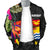 Kiribati Men's Bomber Jacket - Polynesian Hibiscus Pattern - Polynesian Pride