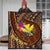 Hawaii Kanaka Maoli Personalised Quilt - Polynesian Hook And Hibiscus - Polynesian Pride