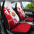 Tahiti Polynesian Car Seat Covers - Tahiti Flag Coconut Tree - K4 - Polynesian Pride