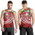 The Philippines Men's Tank Top - Summer Plumeria (Red) - Polynesian Pride