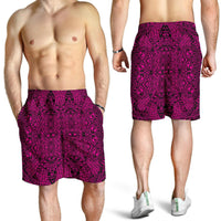 Polynesian Lauhala Mix Pink Men's Short - Polynesian Pride