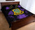 Tuvalu Polynesian Quilt Bed Set Hibiscus Purple - Polynesian Pride