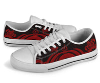 Vanuatu Low Top Canvas Shoes - Red Tentacle Turtle - Polynesian Pride