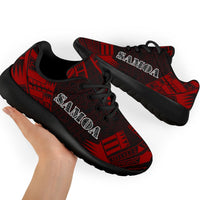 Samoa Sport Sneakers - Polynesian Tattoo Red - Polynesian Pride