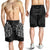 Strong Polynesian Tattoo Men's Shorts White - Polynesian Pride