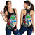 Guam Hibiscus Coat of Arms Women's Racerback Tank A02 - Polynesian Pride