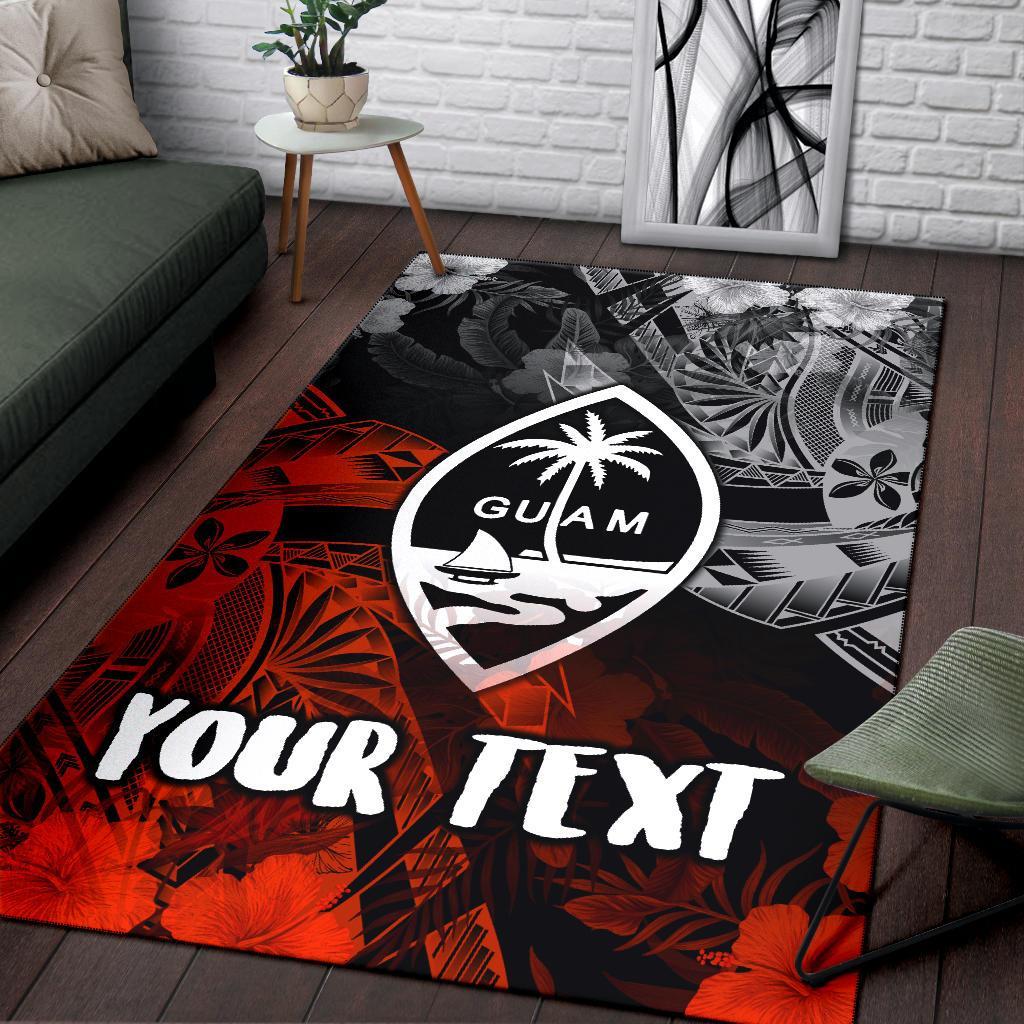 Guam Polynesian Personalised Area Rug - Vintage Polynesian - Polynesian Pride