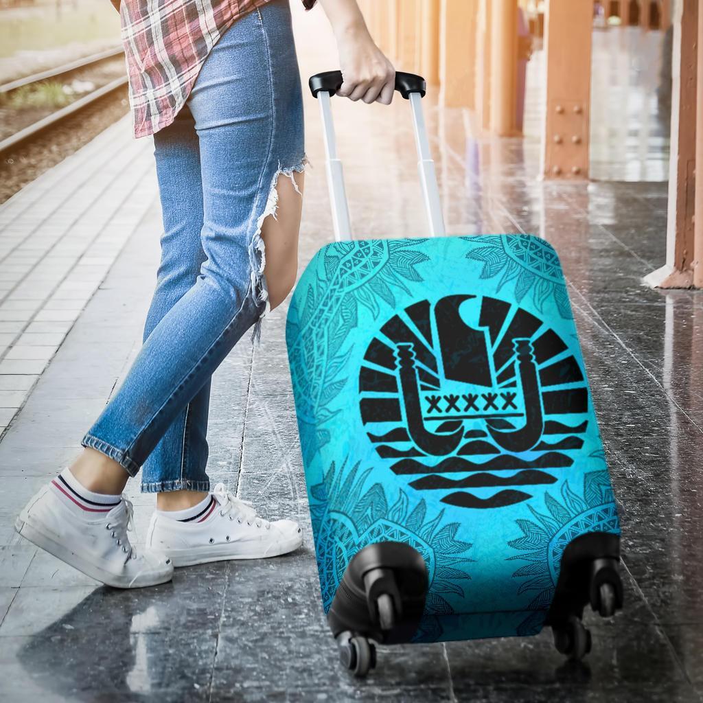 Tahiti Turquoise Luggage Covers A20 - Polynesian Pride