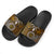 American Samoa Slide Sandals - Polynesian Boar Tusk Black - Polynesian Pride