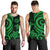 American Samoa Men's Tank Top - Green Tentacle Turtle - Polynesian Pride