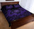 Hawaii Owl Hibiscus Plumeria Quilt Bed Set - Purple - Polynesian Pride