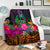 Guam Polynesian Premium Blanket - Summer Hibiscus - Polynesian Pride
