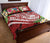 Polynesian Samoa Quilt Bed Set - Summer Plumeria (Red) - Polynesian Pride