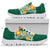 Hawaii Polynesian Hibiscus Sneakers - JVT Style - Green - Polynesian Pride