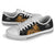 American Samoa Polynesian Low Top Shoes - Polynesian Turtle (Golden) - Polynesian Pride