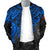 Samoa Polynesian Bomber Jacket (Men) - Blue Turtle - Polynesian Pride