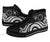 Cook Islands High Top Canvas Shoe - White Tentacle Turtle - Polynesian Pride