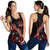 Vanuatu Polynesian Women Tank Top - Turtle With Blooming Hibiscus Red - Polynesian Pride