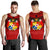 Tonga Polynesian Men's Tank Top - Red Pattern - Polynesian Pride