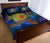 Hawaii Map Turtle Galaxy Quilt Bed Set - AH - Blue - Polynesian Pride