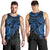 Kosrae Polynesian Tank Top (Men) - Blue Turtle - Polynesian Pride