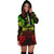 Fiji Polynesian Hoodie Dress Map Reggae - Polynesian Pride