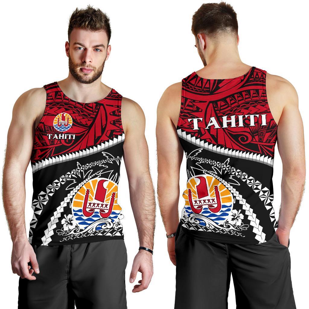 Tahiti French Polynesia Men Tank Top - Road To Hometown Red - Polynesian Pride