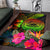 American Samoa Polynesian Area Rug - Hibiscus and Banana Leaves - Polynesian Pride