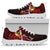 Tonga Polynesian Custom Personalised Sneakers - Coat Of Arm With Hibiscus - Polynesian Pride