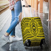 Polynesian Seamless Yellow Luggage Covers - Polynesian Pride