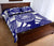 American Samoa Quilt Bed Set - American Samoa Seal Polynesian Tattoo - Polynesian Pride