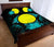 Palau Polynesian Quilt Bed Set Hibiscus Turquoise - Polynesian Pride