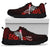 American Samoa Polynesian Sneakers - Coat Of Arm With Hibiscu - Polynesian Pride