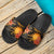 Nauru Slide Sandals - Gold Plumeria - Polynesian Pride