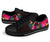 Hawaii Low Top Shoe - Kanaka Maoli With Hibiscus On Polynesian Patterns (RED) - Polynesian Pride