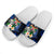 Fiji Polynesian Slide Sandals - Turtle With Plumeria Flowers - Polynesian Pride