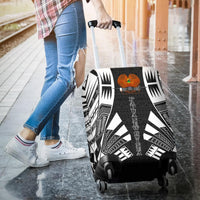 Papua New Guinea Luggage Cover - Polynesian Tattoo Black - Polynesian Pride