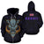Polynesian Kamapuaa Flag of Hawaii Zip Hoodie Purple Hawaiian Mythology Style Unisex Purple - Polynesian Pride