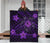 Hawaii Mix Polynesian Turtle Plumeria Premium Quilt - AH - Nick Style - Purple - Polynesian Pride