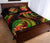 American Samoa Polynesian Quilt Bed Set - Reggae Plumeria - Polynesian Pride