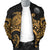 American Samoa Polynesian Bomber Jacket (Men) - Polynesian Turtle (Golden) - Polynesian Pride