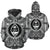 Guam ll Over Hoodie Guam Coat of rms Polynesian White Black - Polynesian Pride