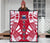 Samoa Premium Quilt - Samoa Coat Of Arms Polynesian White Tattoo (Red) - Polynesian Pride